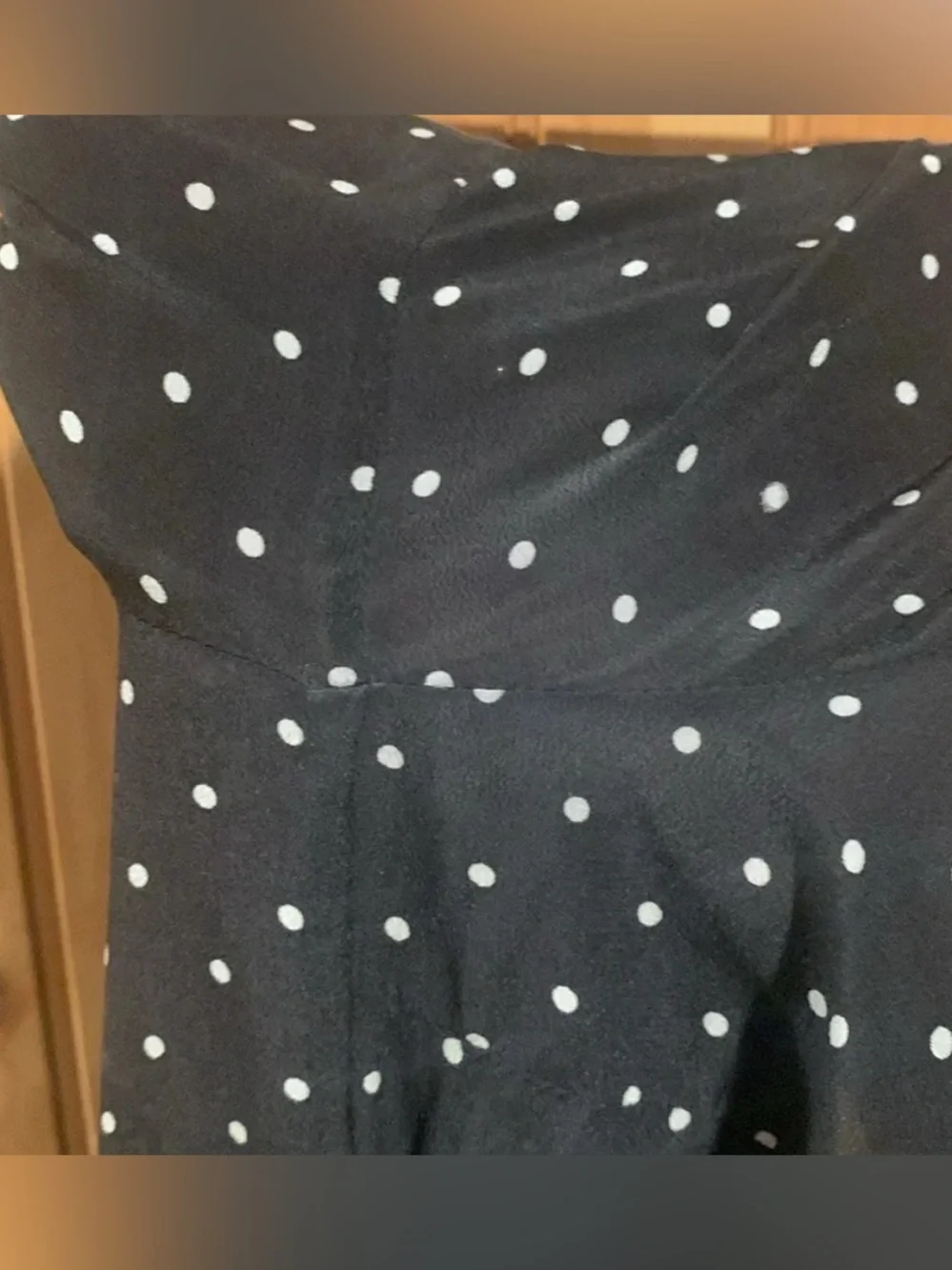 SEZANE Louisa silk polka dot midi dress - Picture 9 of 9